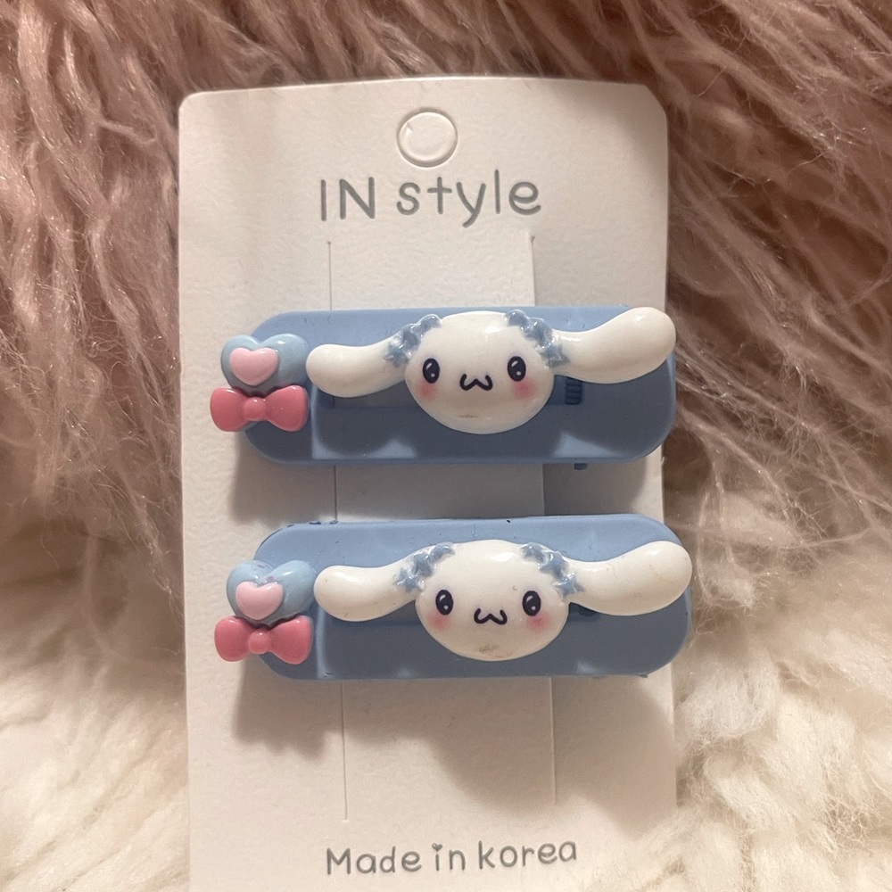 🩵New Sanrio Cinnamoroll hair clips.  So cute!